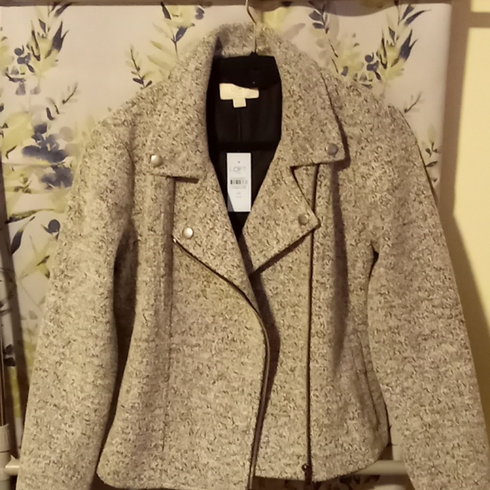 Loft Textured Jacket NWT - Picture 4 of 5